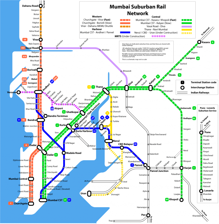 Plano de Metro de Bombay ¡Fotos y Guía Actualizada! 【2020】